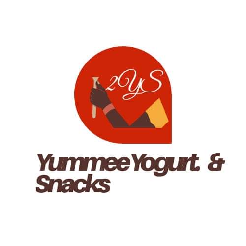 Logo Yummy yogurt and snacks 